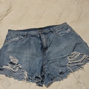 Sincerly Jules Blue Denim Women Shorts
